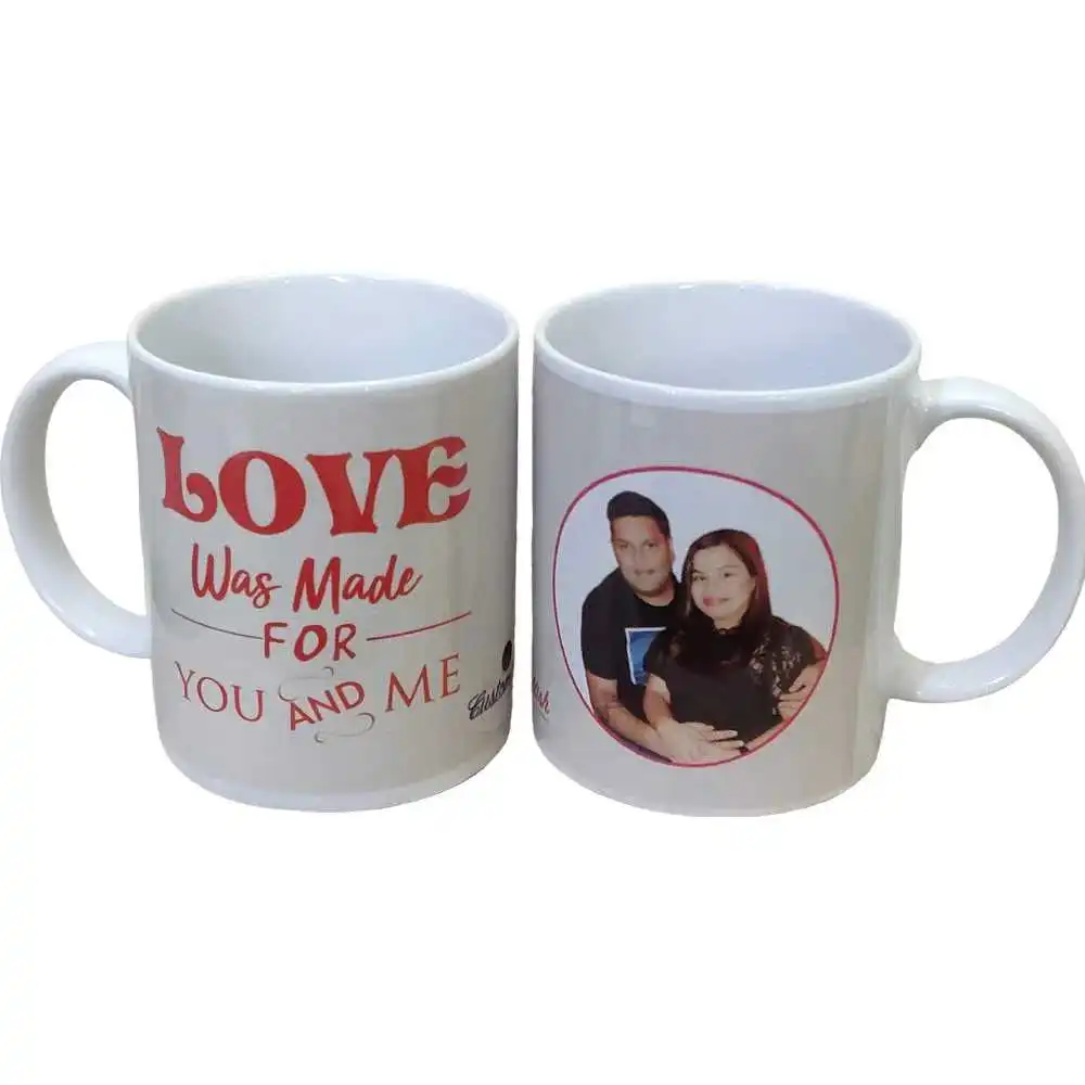 Love Was Made For You And Me Mug custom couple gift
